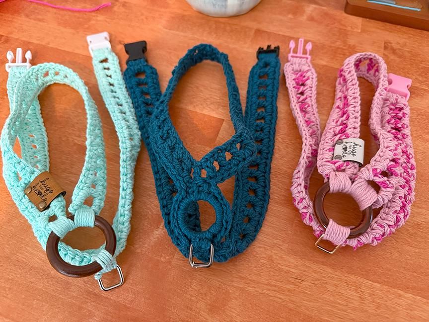 Crochet Dog Harness, Strong and functional, comfortable dog harness