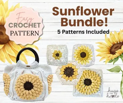 Sunflower Pattern Bundle - Easy Crochet Pattern