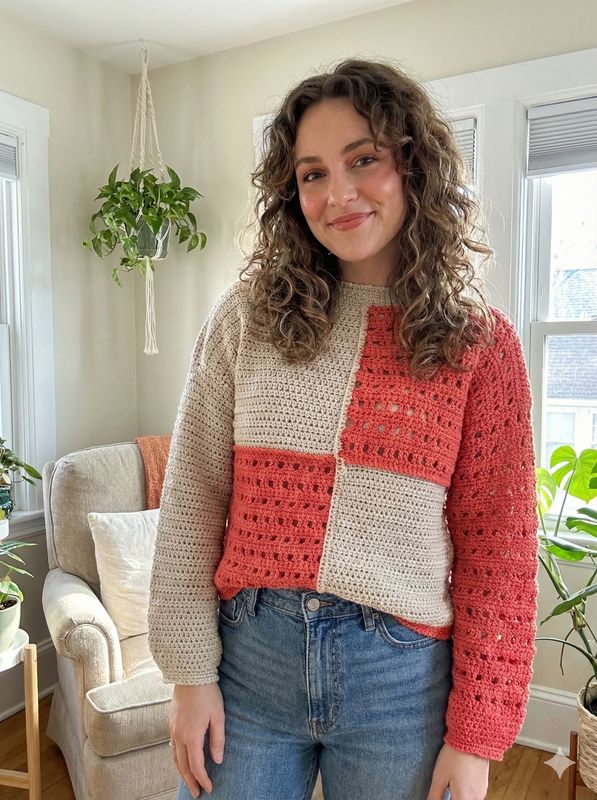 The Harvest Moon Color-Block Sweater