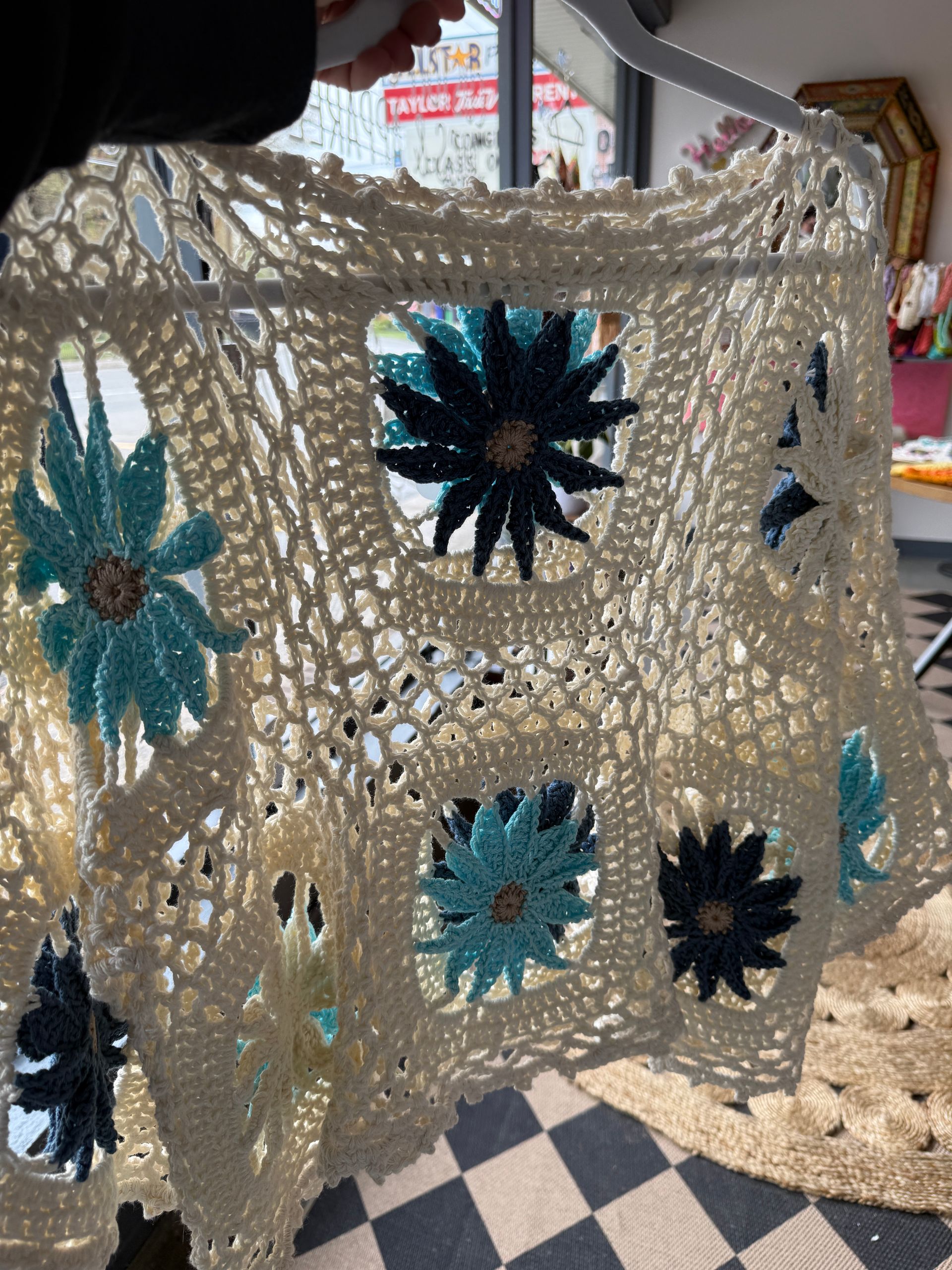 Sunburst Bloom Crochet Top
