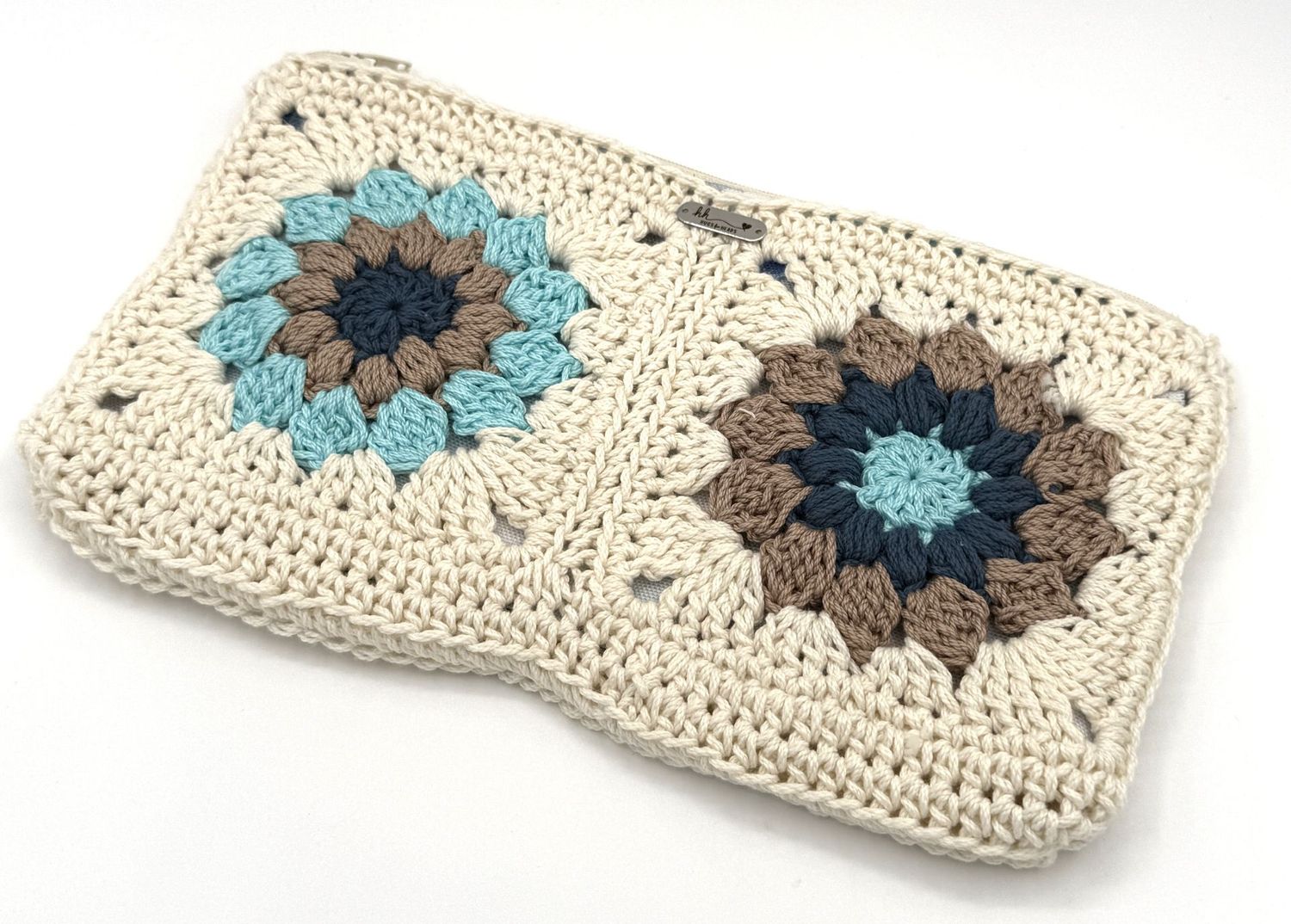 Sunburst Floral Zippered Pouch