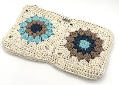 Sunburst Floral Zippered Pouch Sunburst Floral Zippered Pouch