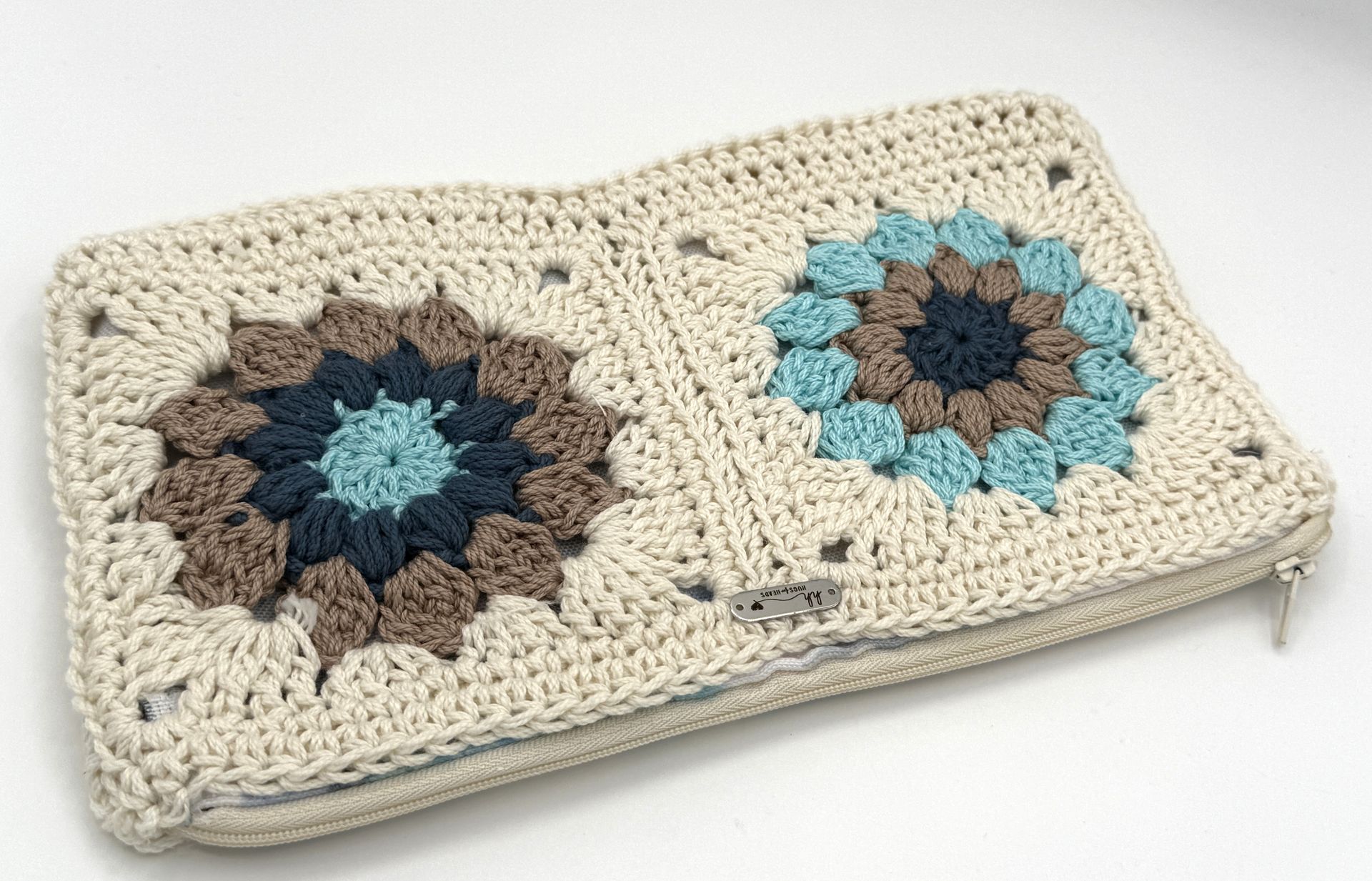 Sunburst Floral Zippered Pouch