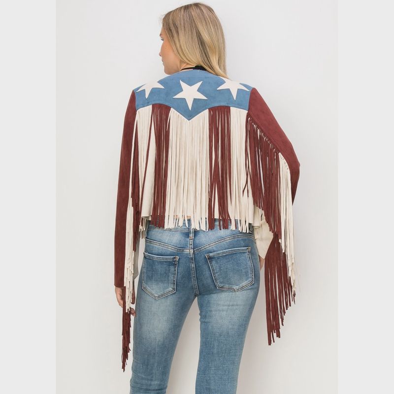 Fringe Jacket w Stars