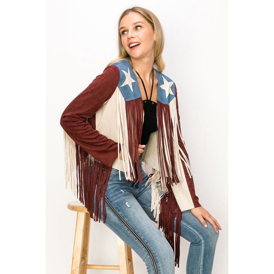 Fringe Jacket w Stars