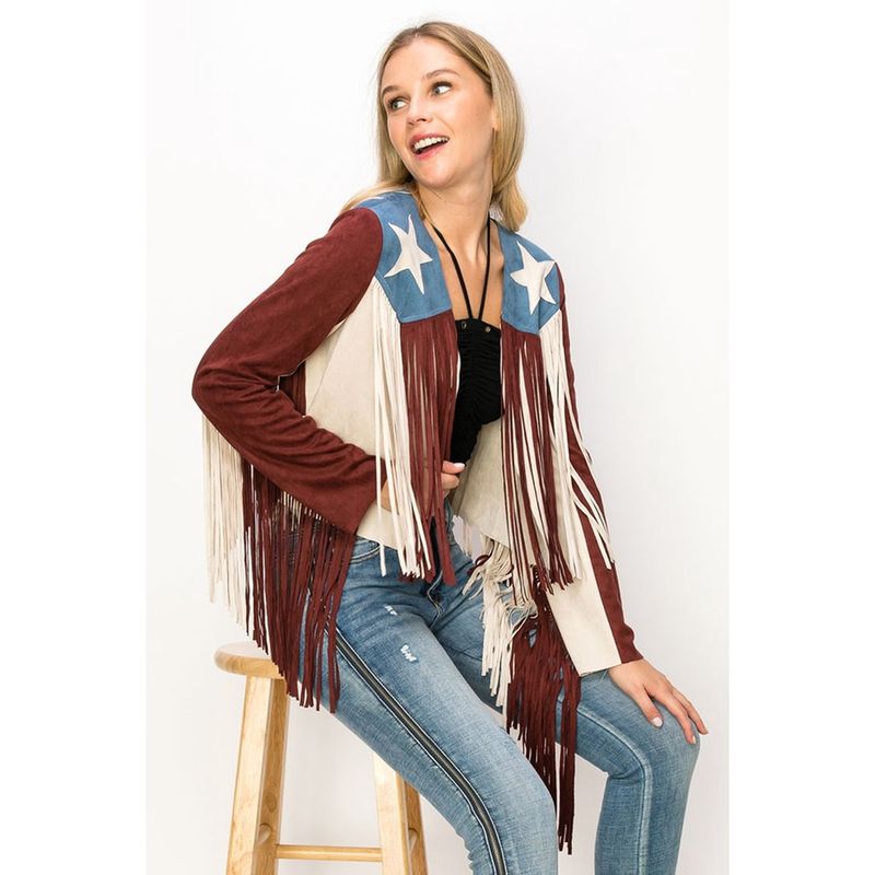 Fringe Jacket w Stars