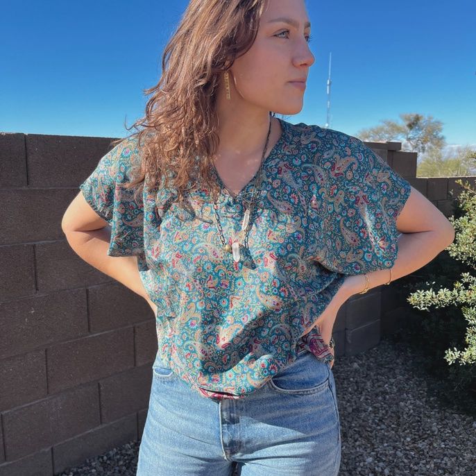 Silk Top / ONE SIZE