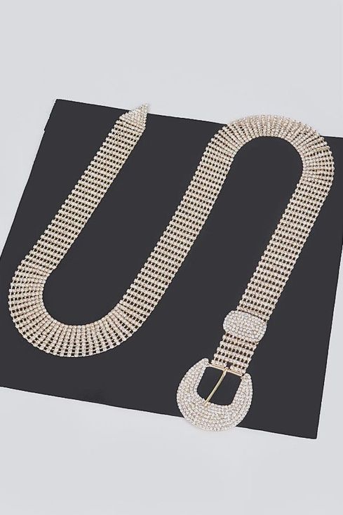 Gold Rhinestone Belt