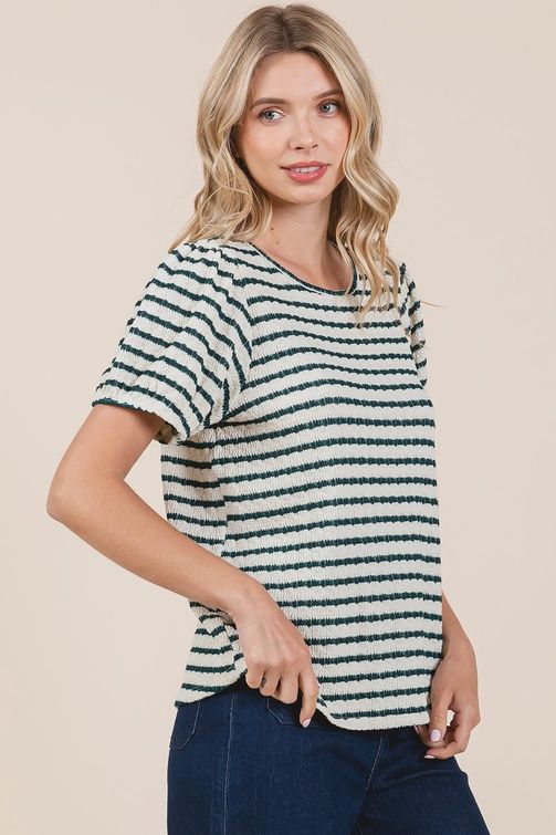 Striped Knit Top