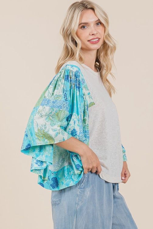 Super Flutter Sleeve Top