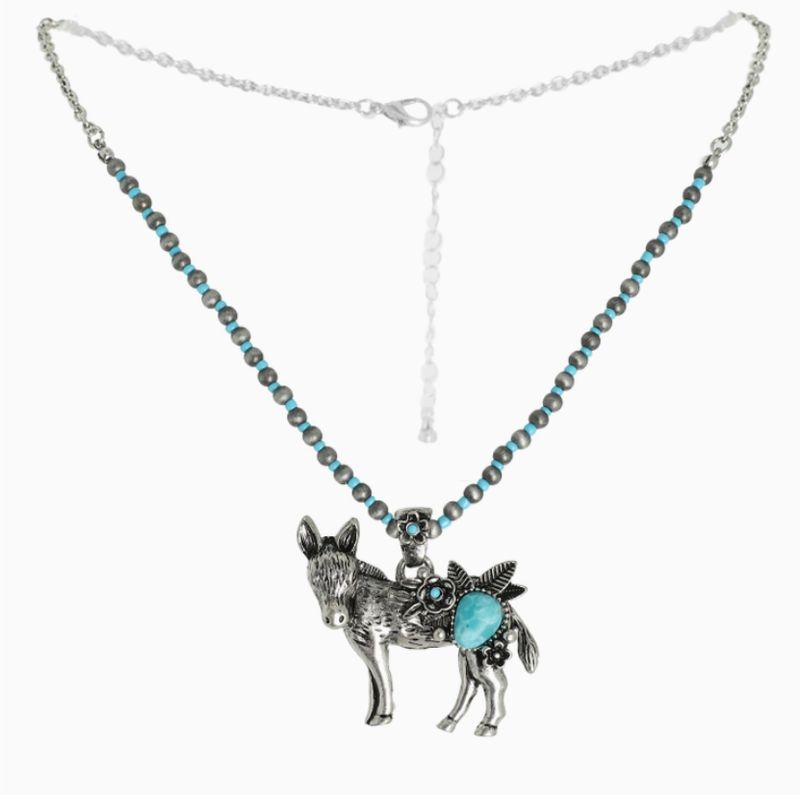 Navajo Turq. Donkey Necklace