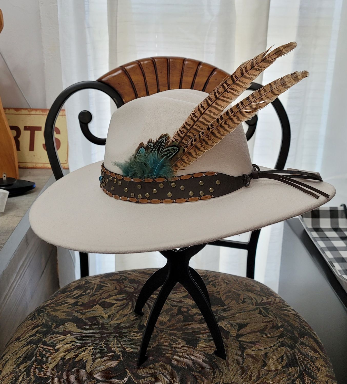 Custom Hats - Ivory Pheasant