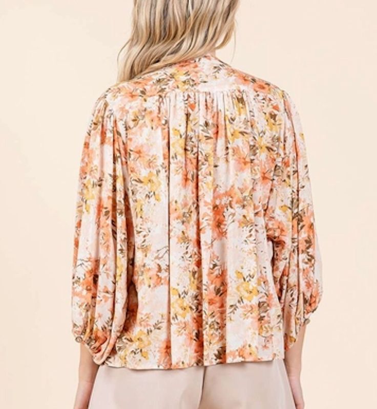 Floral Print Blouse