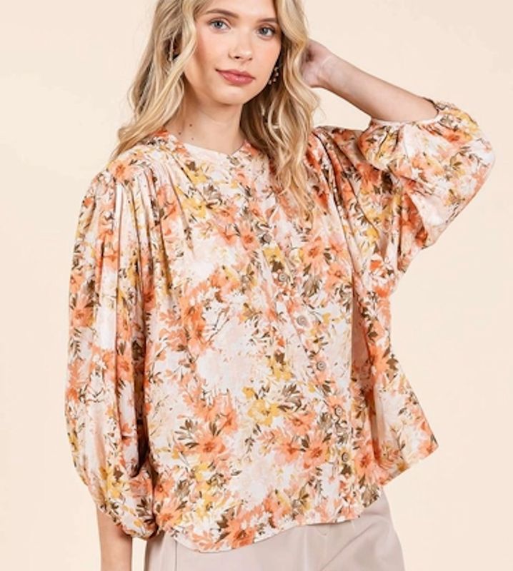 Paisley Print Top