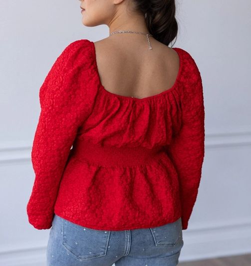 Crimson Passion Top