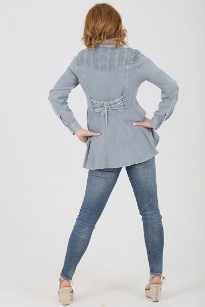 Lacey Yoke Blouse