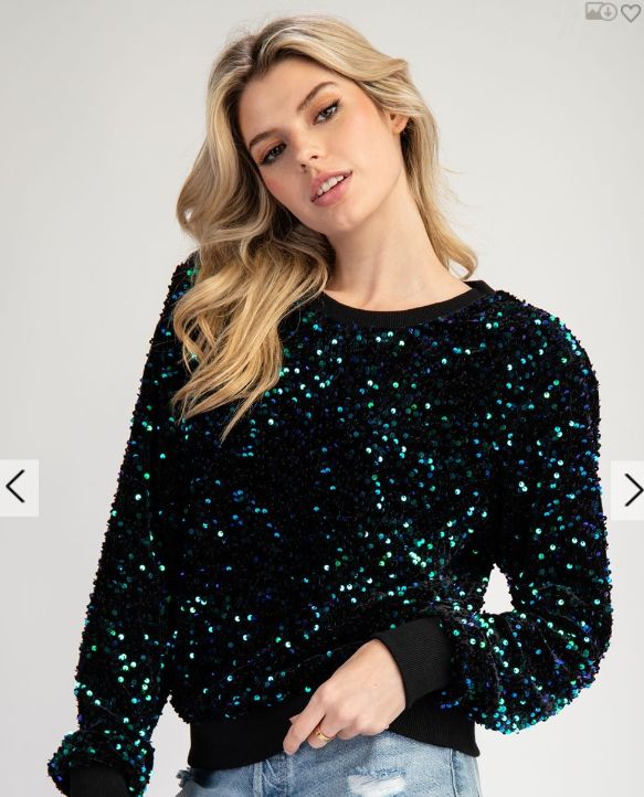 Sequin Sparkle Top