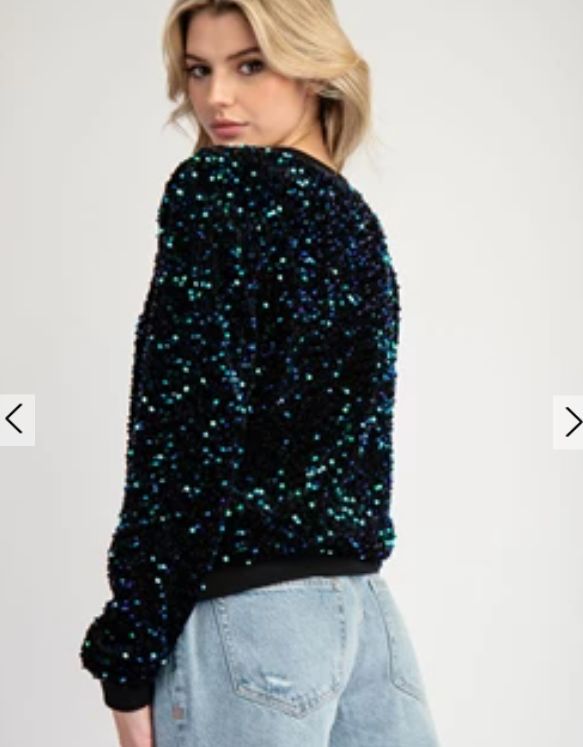Sequin Sparkle Top