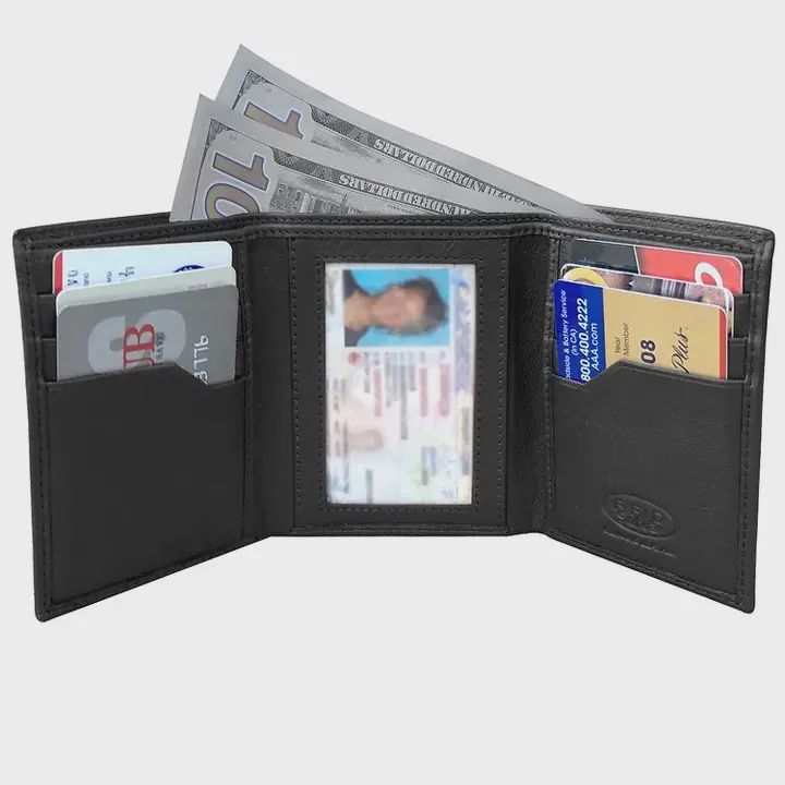 Leather Tri-fold Wallet