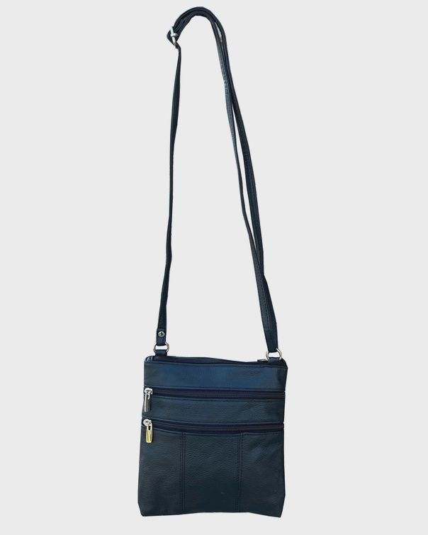 Leather Crossbody w Phone Pocket