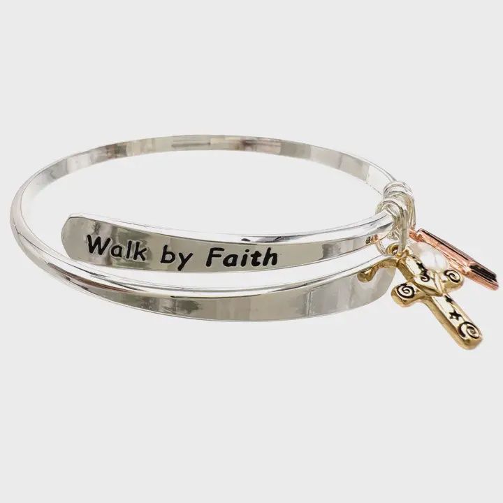 Walk By Faith Charm Bracelet