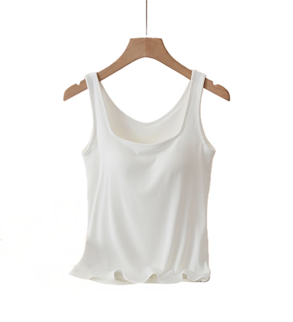 Essential Square Neck Bra Tank, Size: SMALL