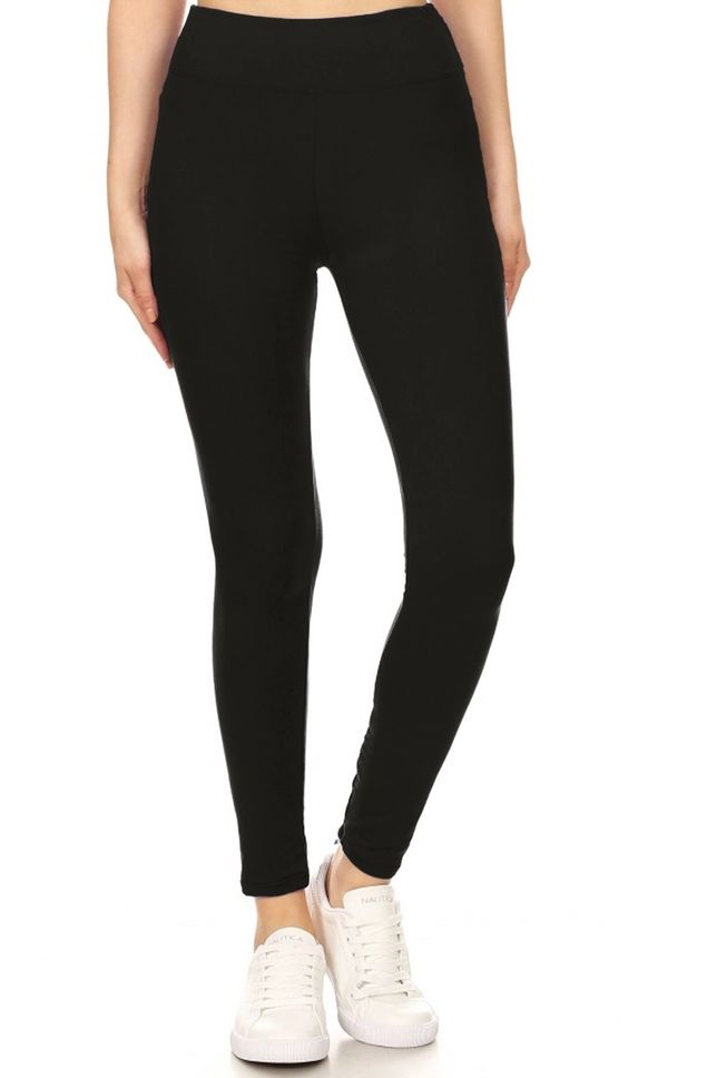 Buttery Soft Leggings, Color: Black, Size: SMALL
