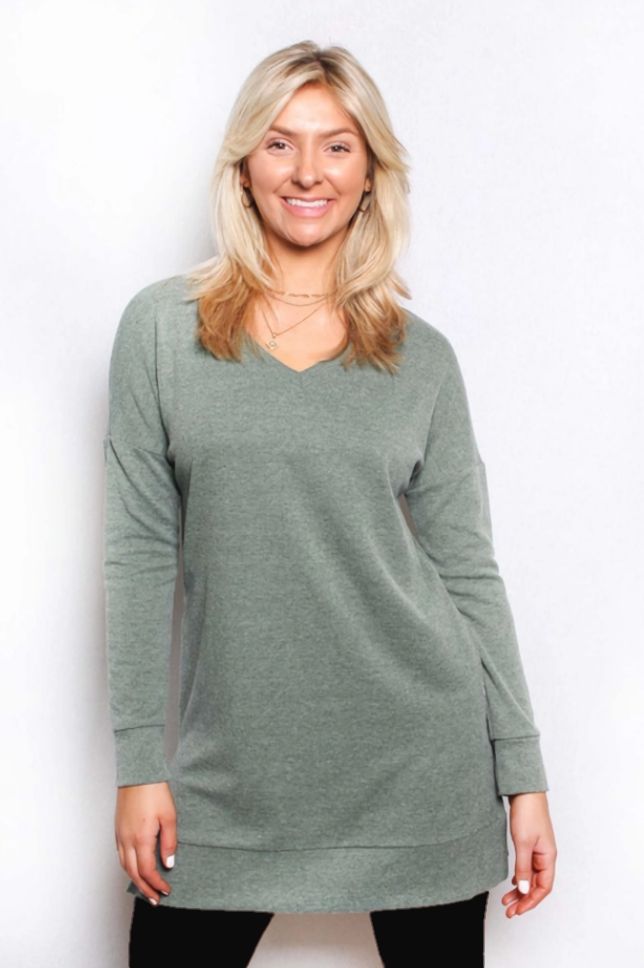 Sage V-Neck Sweater