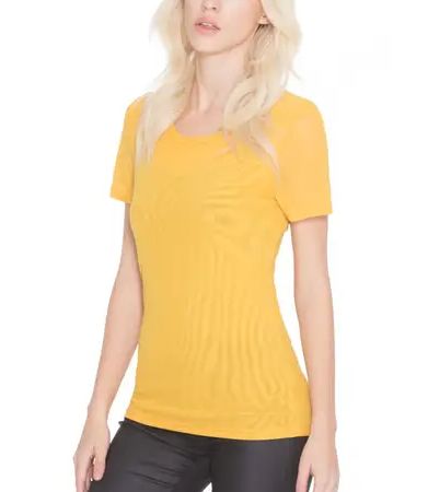 Pure Sunshine Mesh Top, Size: LARGE
