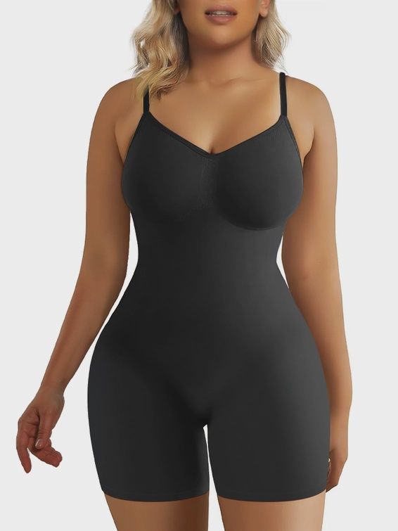 Seamless Tummy Control Bodysuit, Size: 4X/5X