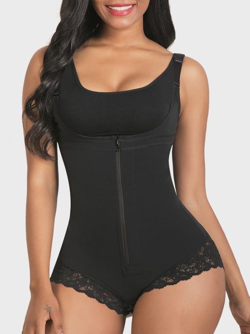 Open Bust Zip-up Shaper, Size: 4XL