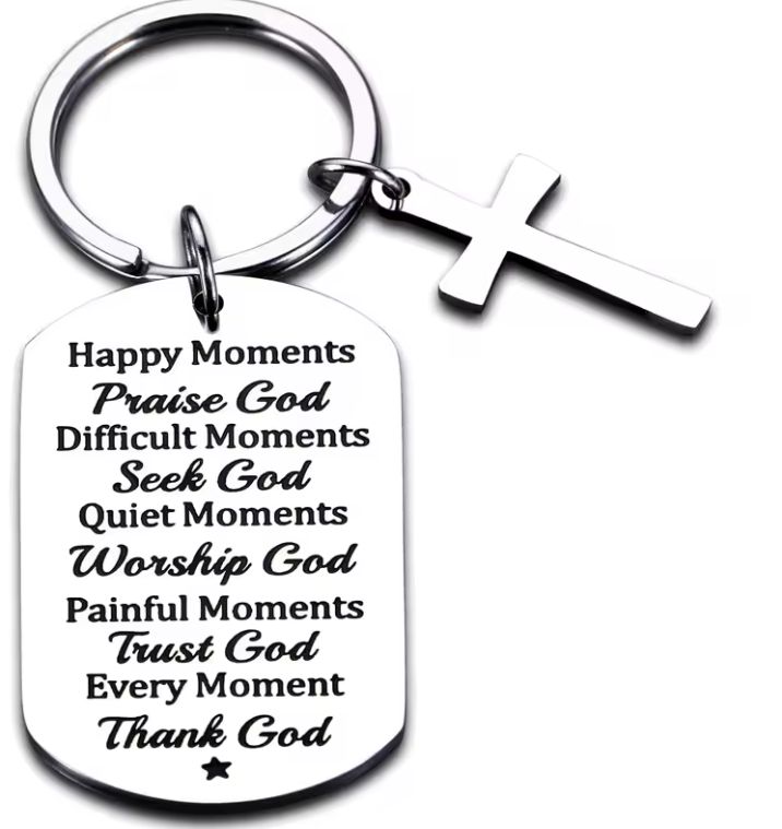 Praise GOD Keychain