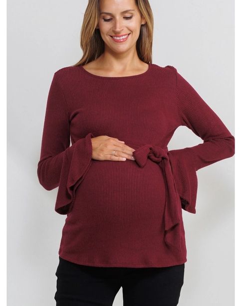 Bell Sleeve Knit Top, Size: SMALL