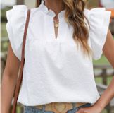 Flutter Sleeve -white, Size: S