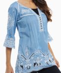 Embroidered Tunic, Size: S