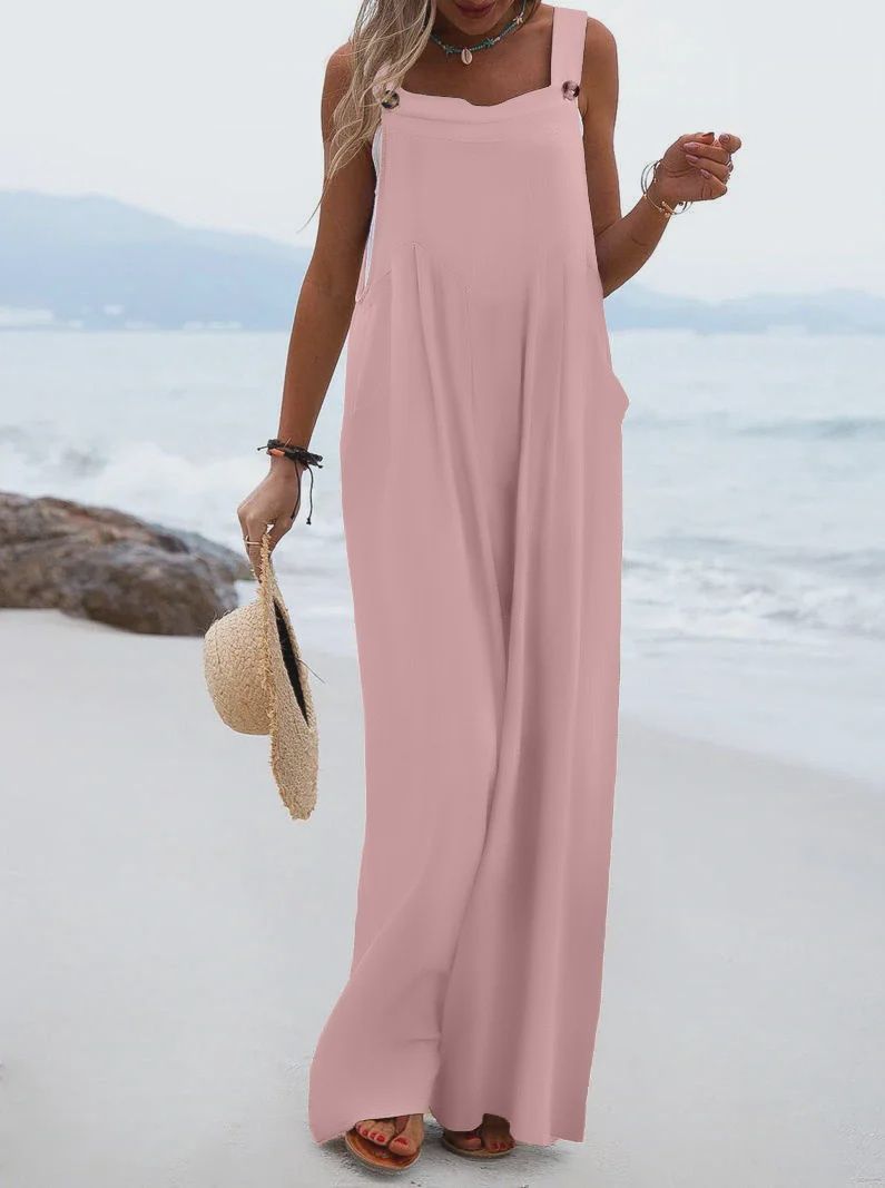 3 Pocket Bib Overalls, Size: S, Color: Pink