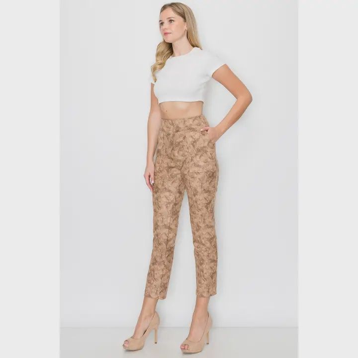 Faux Suede Anna Pants