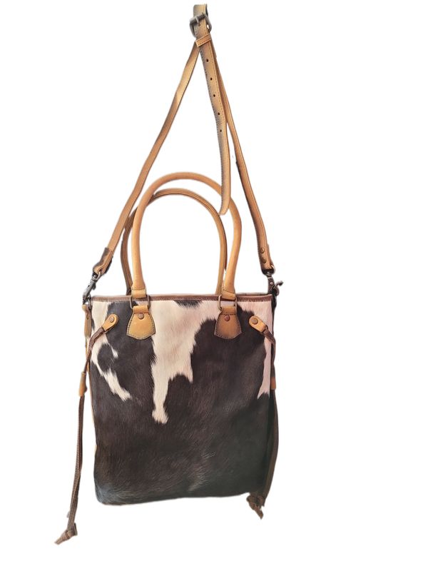 CC Leather Hair-On  Tote