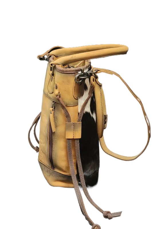 CC Leather Hair-On  Tote