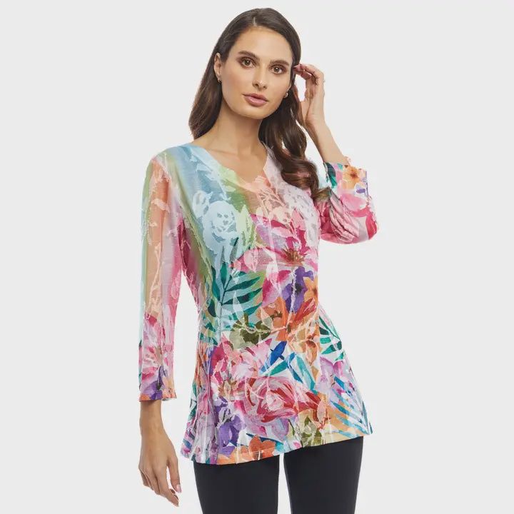 Floral Burnout, Size: SMALL