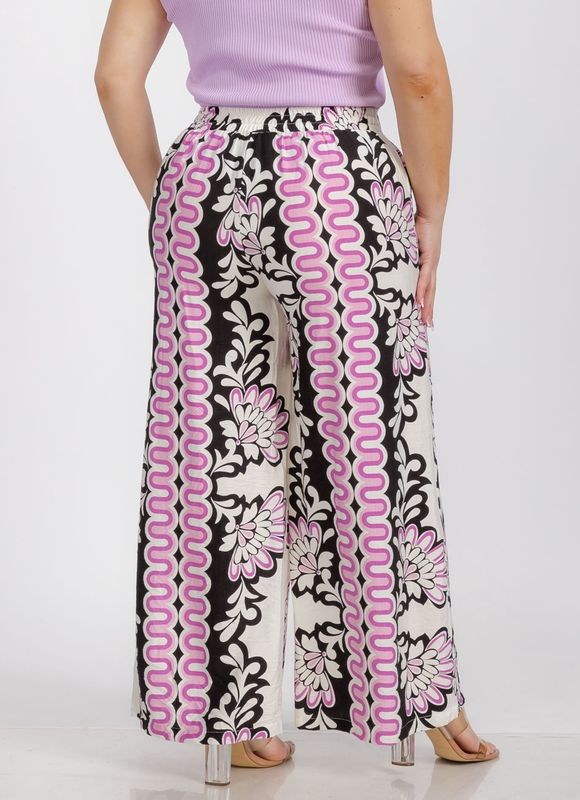 CURVY Floral Pattern Pants