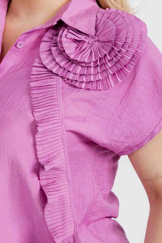 CURVY Linen Top