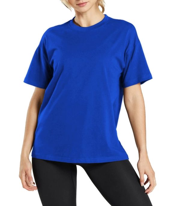Solid Color T-Shirt, Size: SMALL, Color: ROYAL BLUE