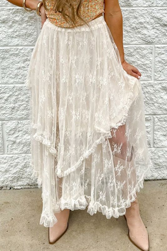 Lace Lovely Midi Skirt