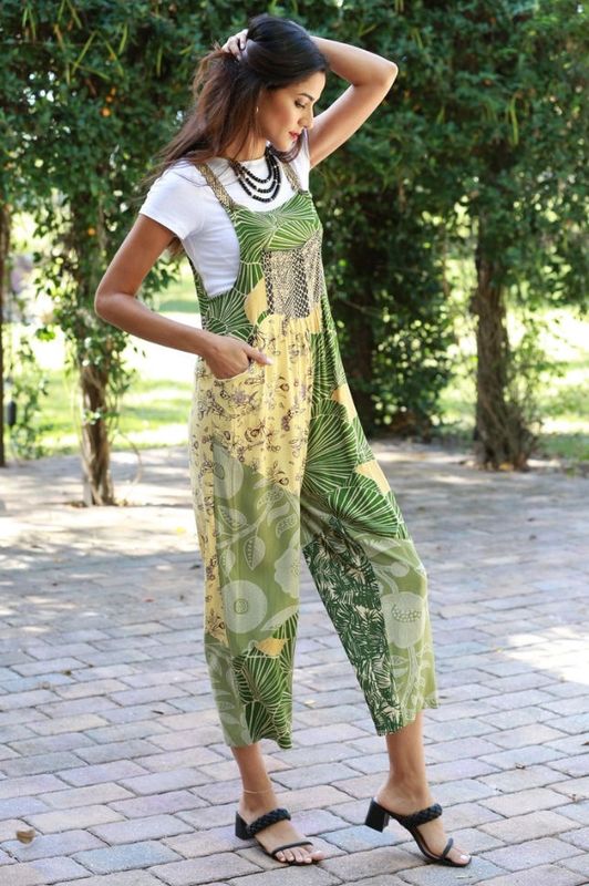 Golden Patchwork Overall