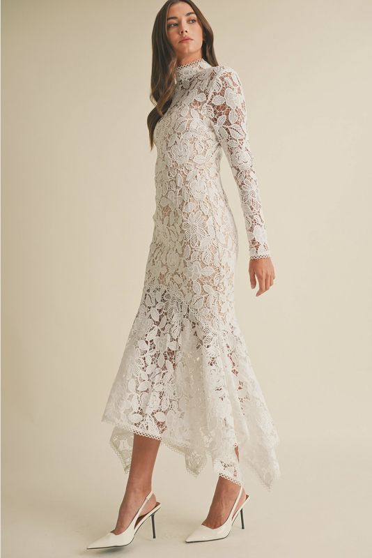 White Lace Wedding Dress