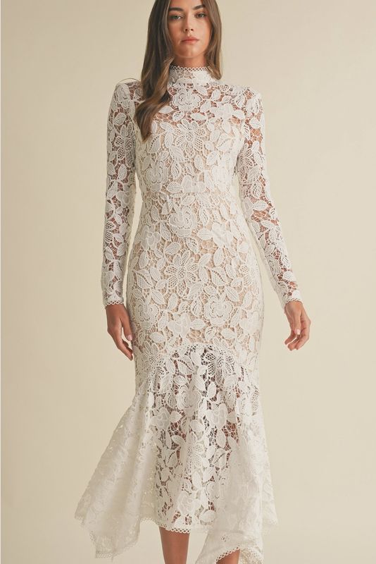 White Lace Wedding Dress