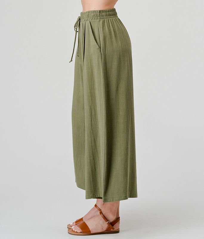 Wide Leg Linen Pants