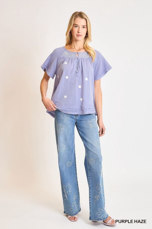 Cotton Gauze Top