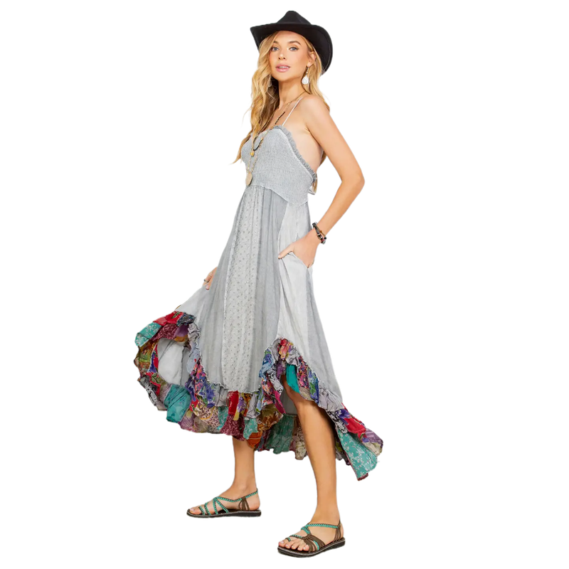 Gorgeous Greys Midi Dress